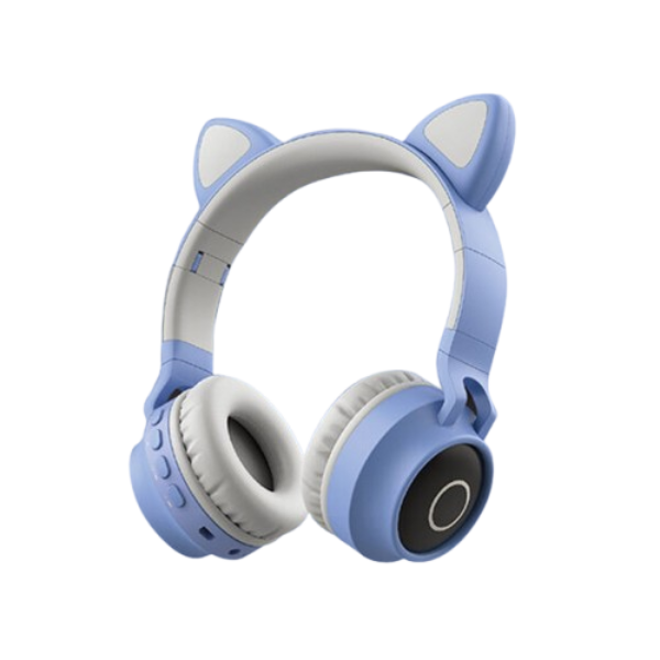 Wireless Bluetooth 5.0 LED Light Cat Ear Headphones